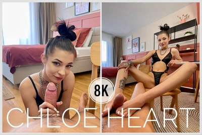 At Home With The Beautiful Chloe Heart VR Porn Video