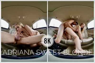 Sex With Adriana In The Car From A Different Perspective VR Porn Video