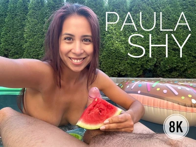 With Paula In The Pool VR Porn Video