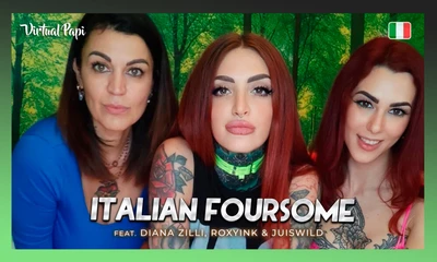 Italian Foursome VR Porn Video