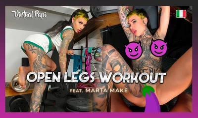 Open Legs Workout VR Porn Video