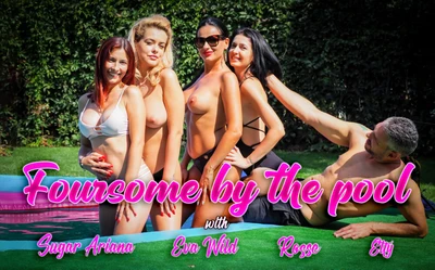 Foursome By The Pool VR Porn Video